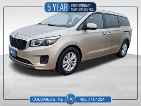 Beige 2016 Kia Sedona LX for sale in Columbus, NE