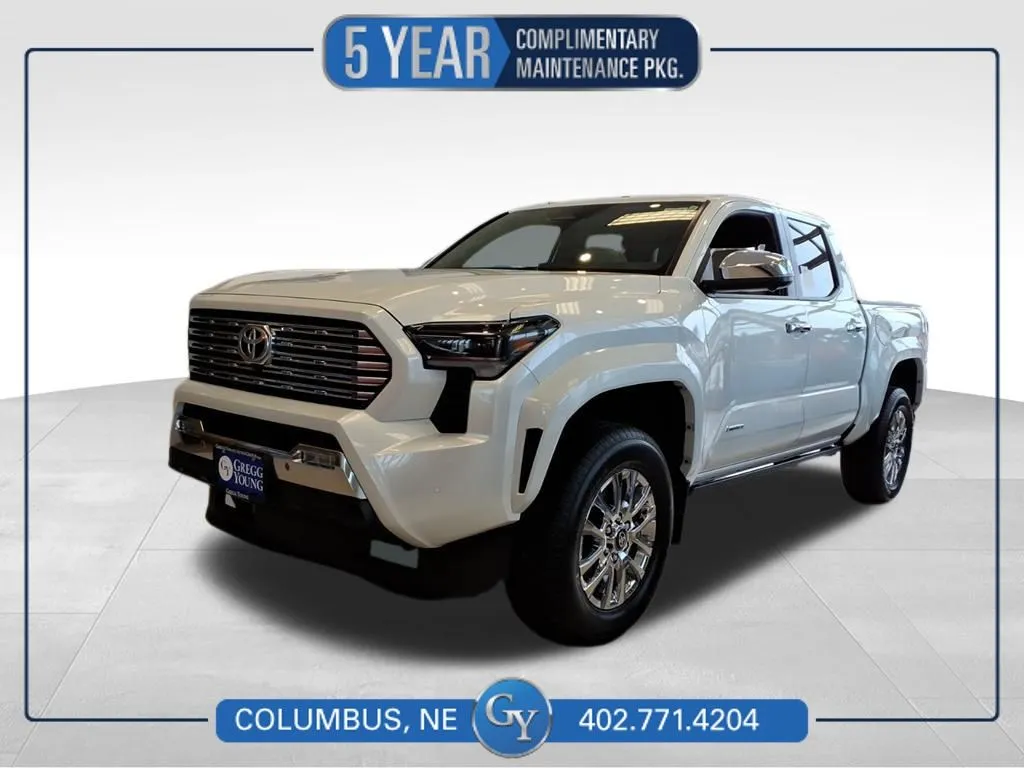 White 2025 Toyota Tacoma Limited for sale in Columbus, NE