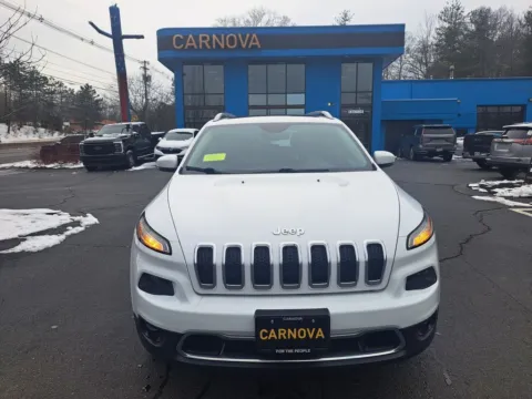 White 2018 Jeep Cherokee Limited for sale in Southborough, MA