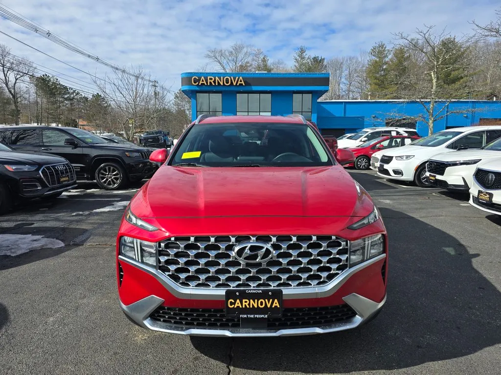 Red 2022 Hyundai Santa Fe SEL for sale in Southborough, MA