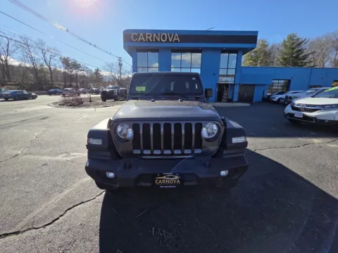 Gray 2018 Jeep Wrangler Unlimited Sport S for sale in Southborough, MA