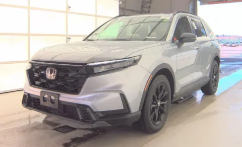 Silver 2023 Honda CR-V Hybrid Sport for sale in Southborough, MA