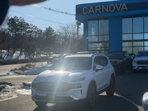 White 2023 Hyundai Santa Fe Limited for sale in Southborough, MA