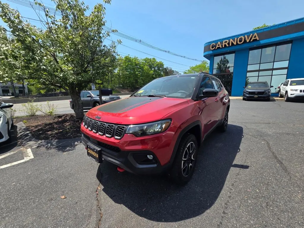 Red 2025 Jeep Compass Trailhawk for sale in Southborough, MA