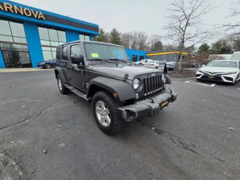 Gray 2017 Jeep Wrangler Unlimited Sport for sale in Southborough, MA
