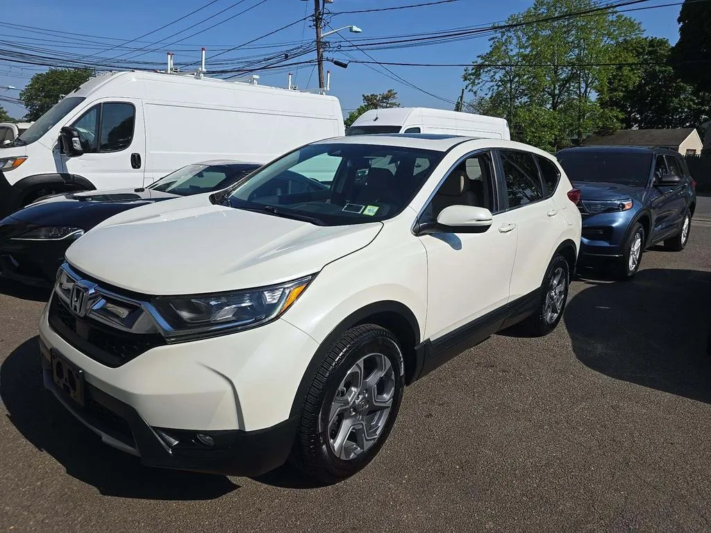 White 2017 Honda CR-V EX-L for sale in Southborough, MA