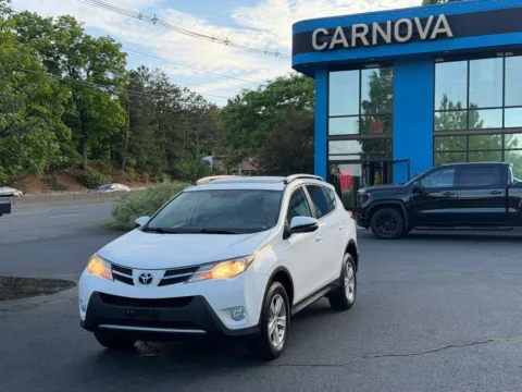 White 2013 Toyota RAV4 XLE for sale in Southborough, MA