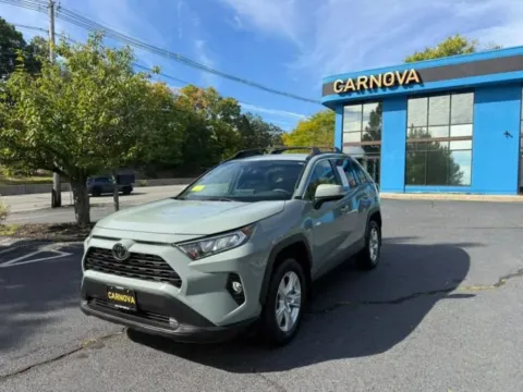 Gray 2021 Toyota RAV4 XLE for sale in Southborough, MA