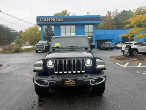 Black 2019 Jeep Wrangler Unlimited Sahara for sale in Southborough, MA