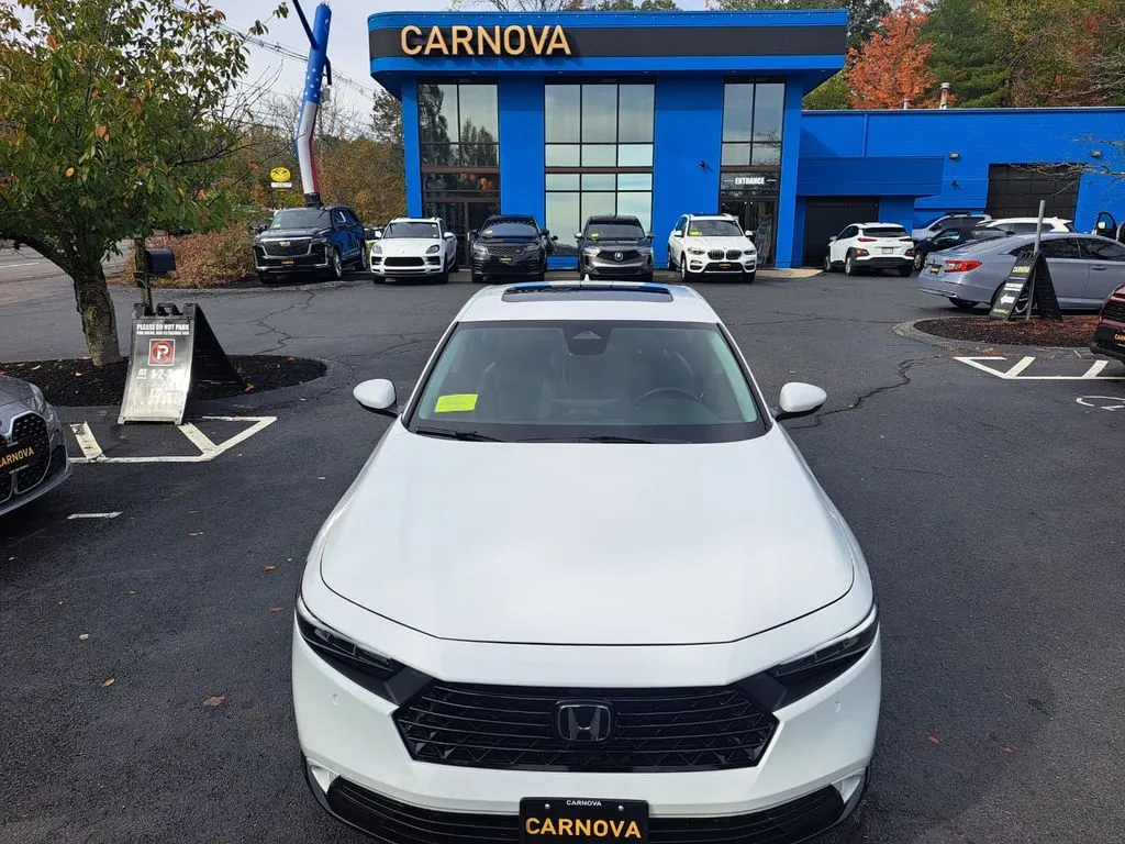 White 2024 Honda Accord Hybrid EX-L for sale in Southborough, MA