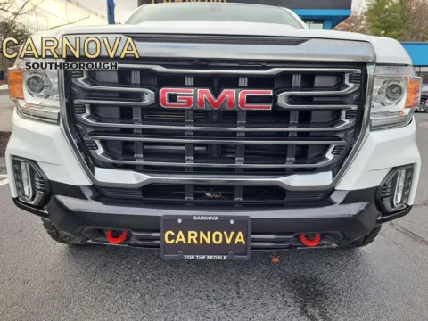 Photos of 2022 GMC Canyon AT4 w/Cloth for sale in Southborough, MA at CARNOVA SOUTHBOROUGH