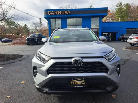 Silver 2019 Toyota RAV4 XLE for sale in Southborough, MA