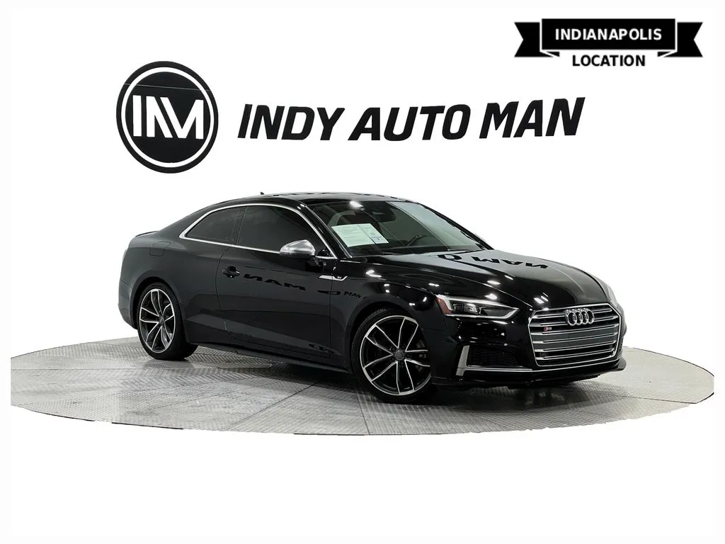 Black 2018 Audi S5 3.0T Premium Plus quattro for sale in Indianapolis, IN