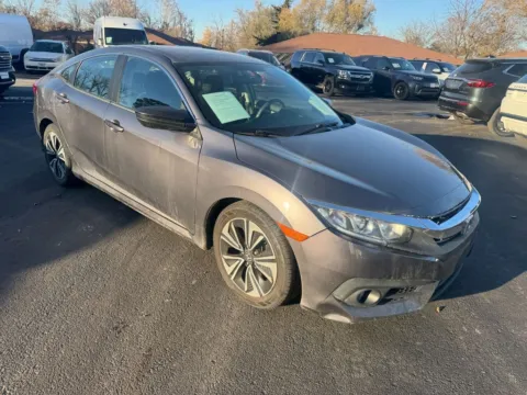 Gray 2017 Honda Civic EX-T for sale in Indianapolis, IN