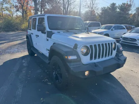 White 2020 Jeep Wrangler Unlimited Sport Altitude for sale in Indianapolis, IN