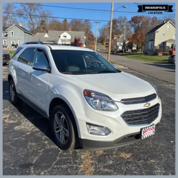 White 2016 Chevrolet Equinox LTZ for sale in Indianapolis, IN