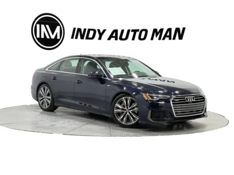 Blue 2019 Audi A6 3.0T Premium Plus quattro for sale in Indianapolis, IN