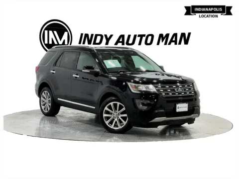 Black 2017 Ford Explorer Limited for sale in Indianapolis, IN