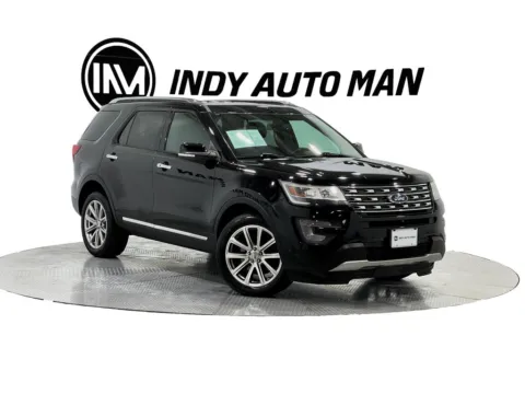 Black 2017 Ford Explorer Limited for sale in Indianapolis, IN