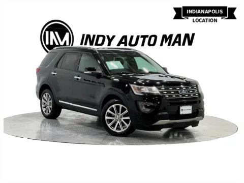 Black 2017 Ford Explorer Limited for sale in Indianapolis, IN