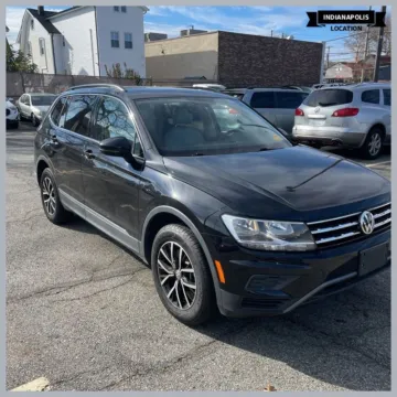 Black 2021 Volkswagen Tiguan 2.0T SE for sale in Indianapolis, IN