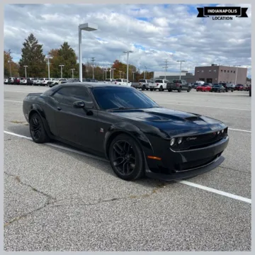 Black 2019 Dodge Challenger R/T Scat Pack Widebody for sale in Indianapolis, IN