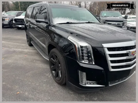 Black 2015 Cadillac Escalade ESV Luxury for sale in Indianapolis, IN