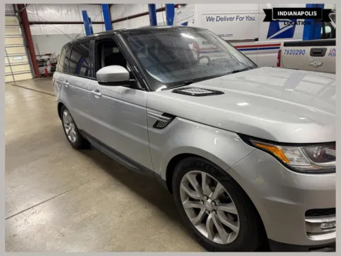 Gray 2017 Land Rover Range Rover Sport 3.0L V6 Supercharged HSE for sale in Indianapolis, IN