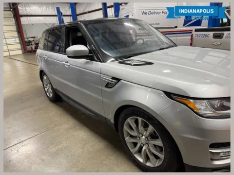 Gray 2017 Land Rover Range Rover Sport 3.0L V6 Supercharged HSE for sale in Indianapolis, IN