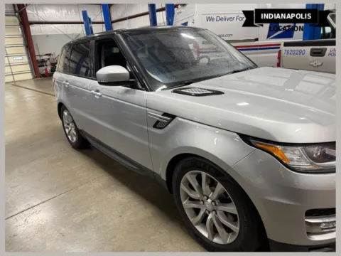 Gray 2017 Land Rover Range Rover Sport 3.0L V6 Supercharged HSE for sale in Indianapolis, IN