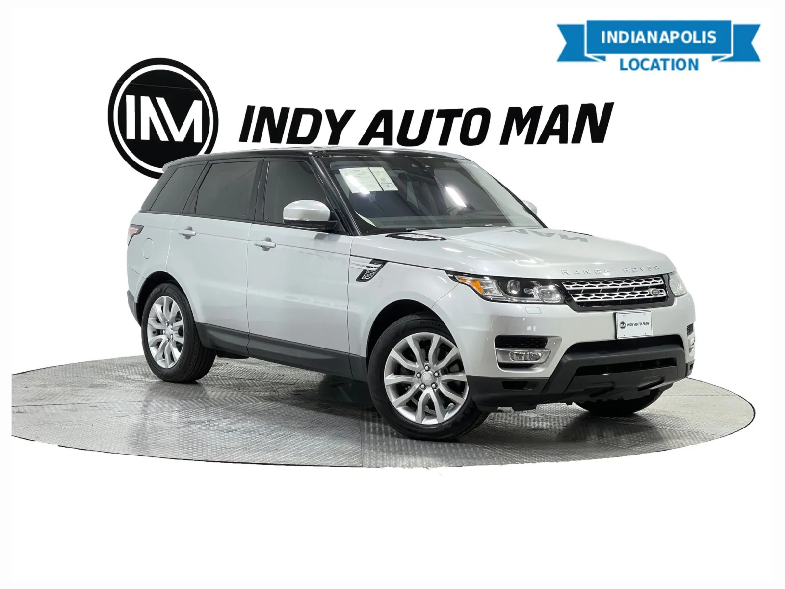 Gray 2017 Land Rover Range Rover Sport 3.0L V6 Supercharged HSE for sale in Indianapolis, IN