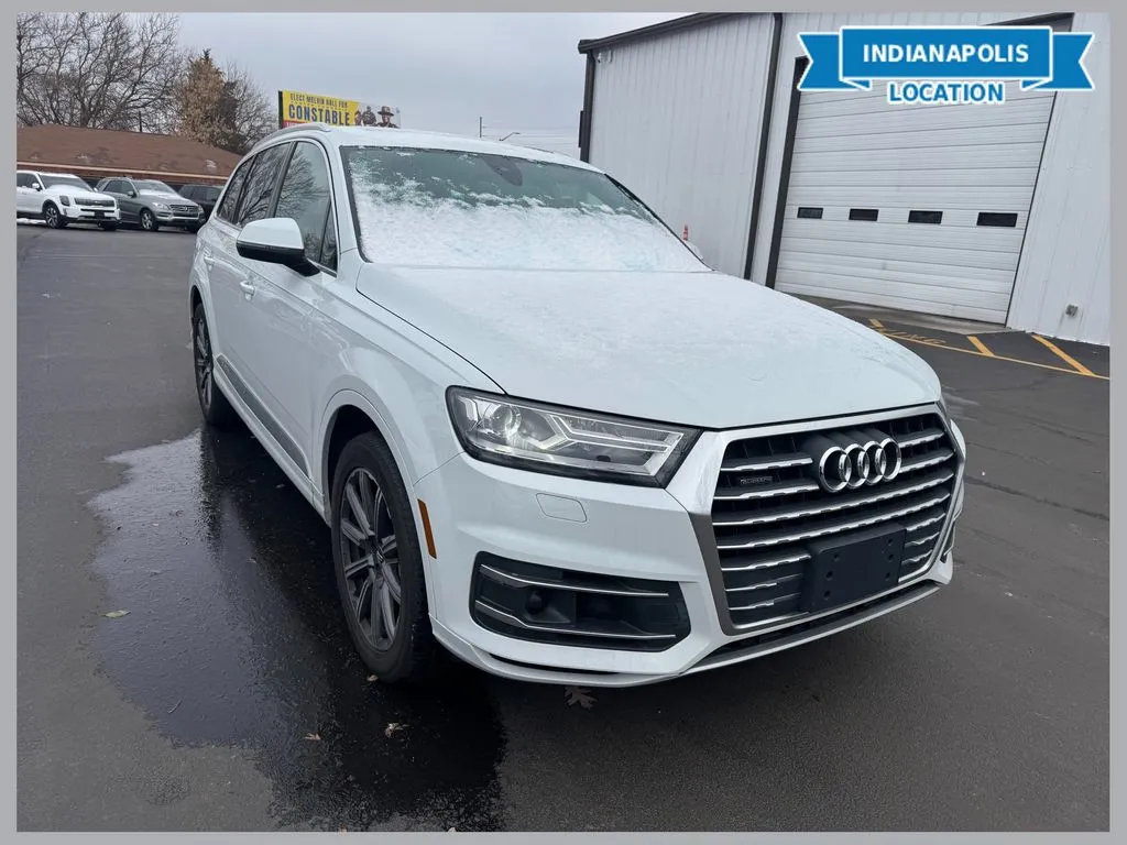 White 2017 Audi Q7 3.0T Premium Plus quattro for sale in Indianapolis, IN