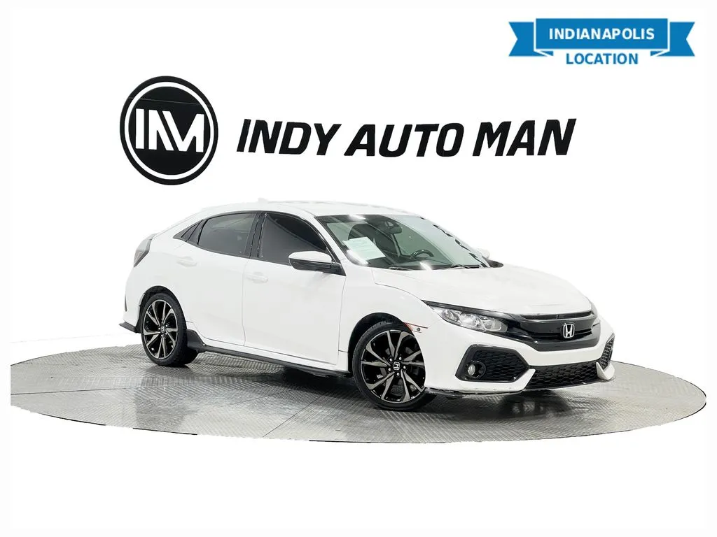 White 2017 Honda Civic Sport for sale in Indianapolis, IN