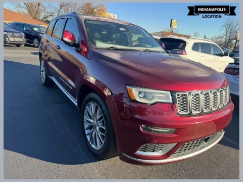 Red 2017 Jeep Grand Cherokee Summit for sale in Indianapolis, IN