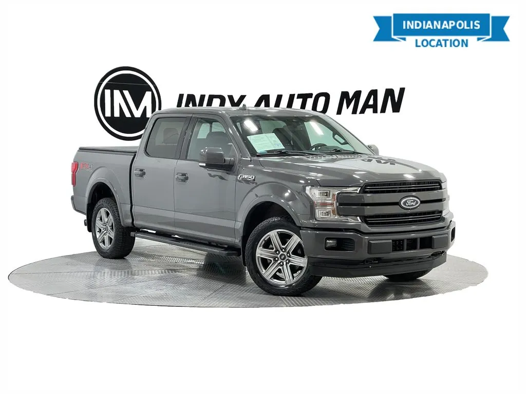 Gray 2018 Ford F-150 Lariat for sale in Indianapolis, IN
