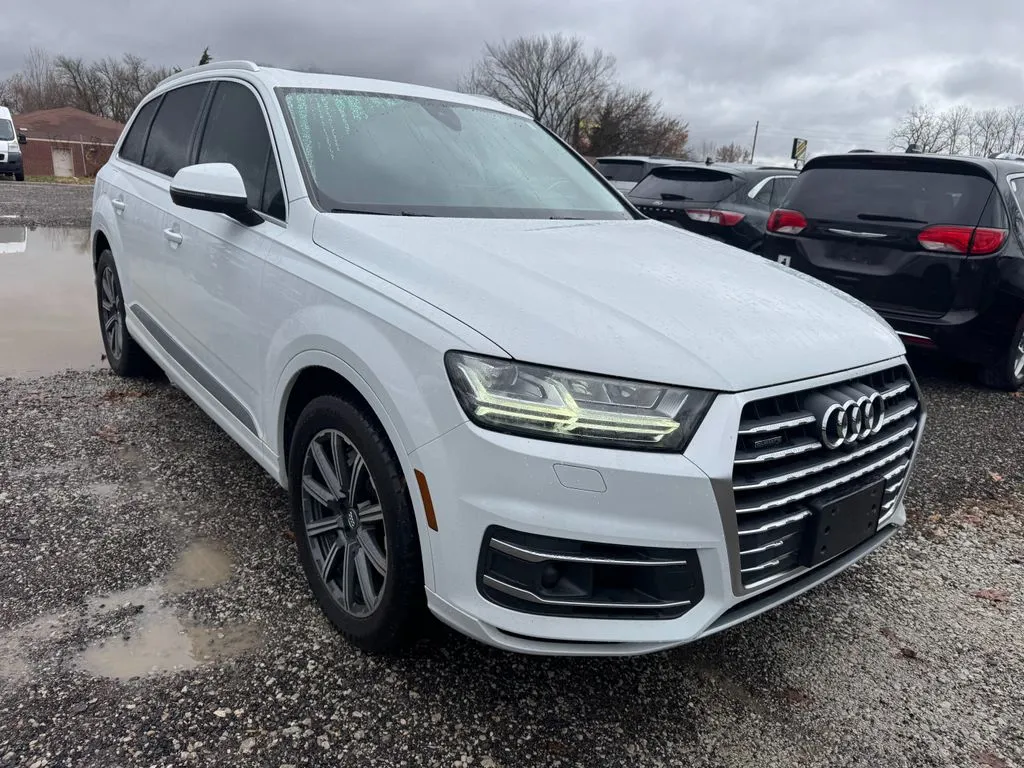 White 2018 Audi Q7 3.0T Prestige quattro for sale in Indianapolis, IN