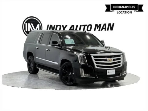 Black 2018 Cadillac Escalade ESV Luxury for sale in Indianapolis, IN