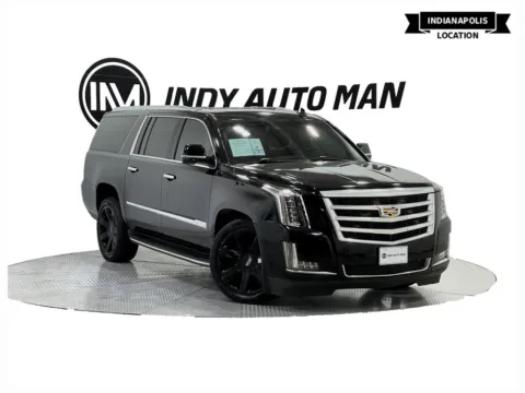 Black 2018 Cadillac Escalade ESV Luxury for sale in Indianapolis, IN