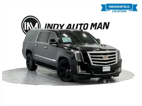 Black 2018 Cadillac Escalade ESV Luxury for sale in Indianapolis, IN