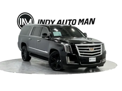 Black 2018 Cadillac Escalade ESV Luxury for sale in Indianapolis, IN