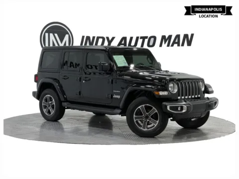 Black 2023 Jeep Wrangler Sahara for sale in Indianapolis, IN