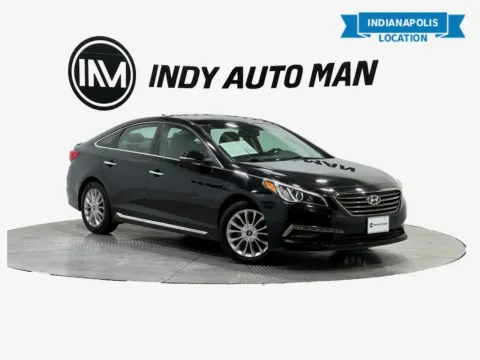 Black 2015 Hyundai Sonata Limited for sale in Indianapolis, IN