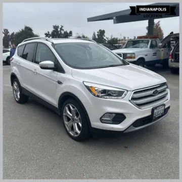 White 2019 Ford Escape Titanium for sale in Indianapolis, IN