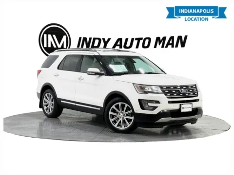 White 2017 Ford Explorer Limited for sale in Indianapolis, IN