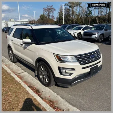 White 2017 Ford Explorer Limited for sale in Indianapolis, IN