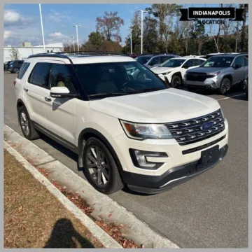 White 2017 Ford Explorer Limited for sale in Indianapolis, IN