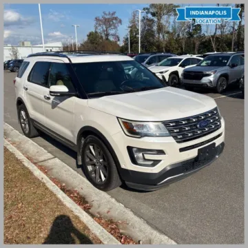White 2017 Ford Explorer Limited for sale in Indianapolis, IN