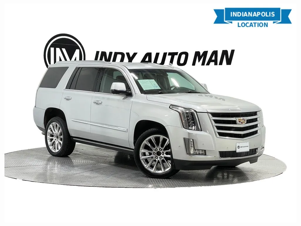 Silver 2018 Cadillac Escalade Premium Luxury for sale in Indianapolis, IN