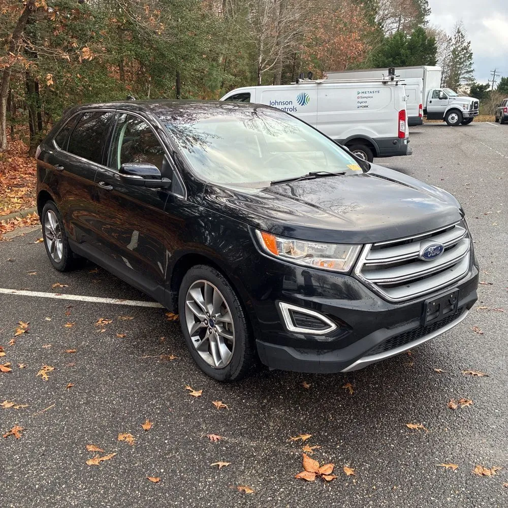 Black 2017 Ford Edge Titanium for sale in Indianapolis, IN