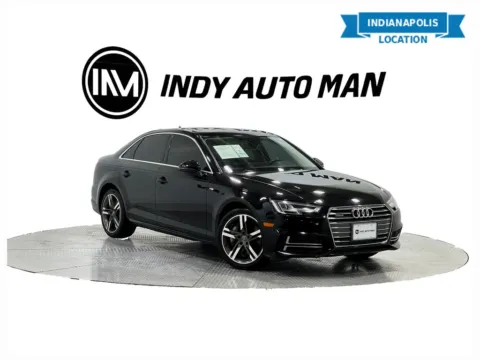 Black 2018 Audi A4 2.0T Premium Plus quattro for sale in Indianapolis, IN